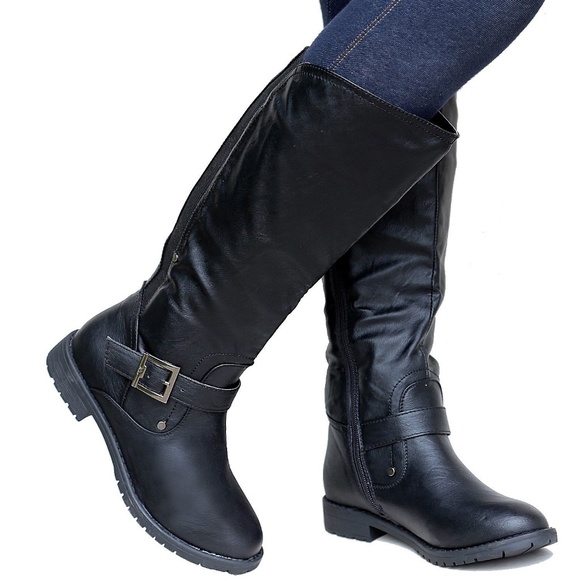 Shoes New Black Wider 16 In Calf Midcalf Riding Boots Poshmark